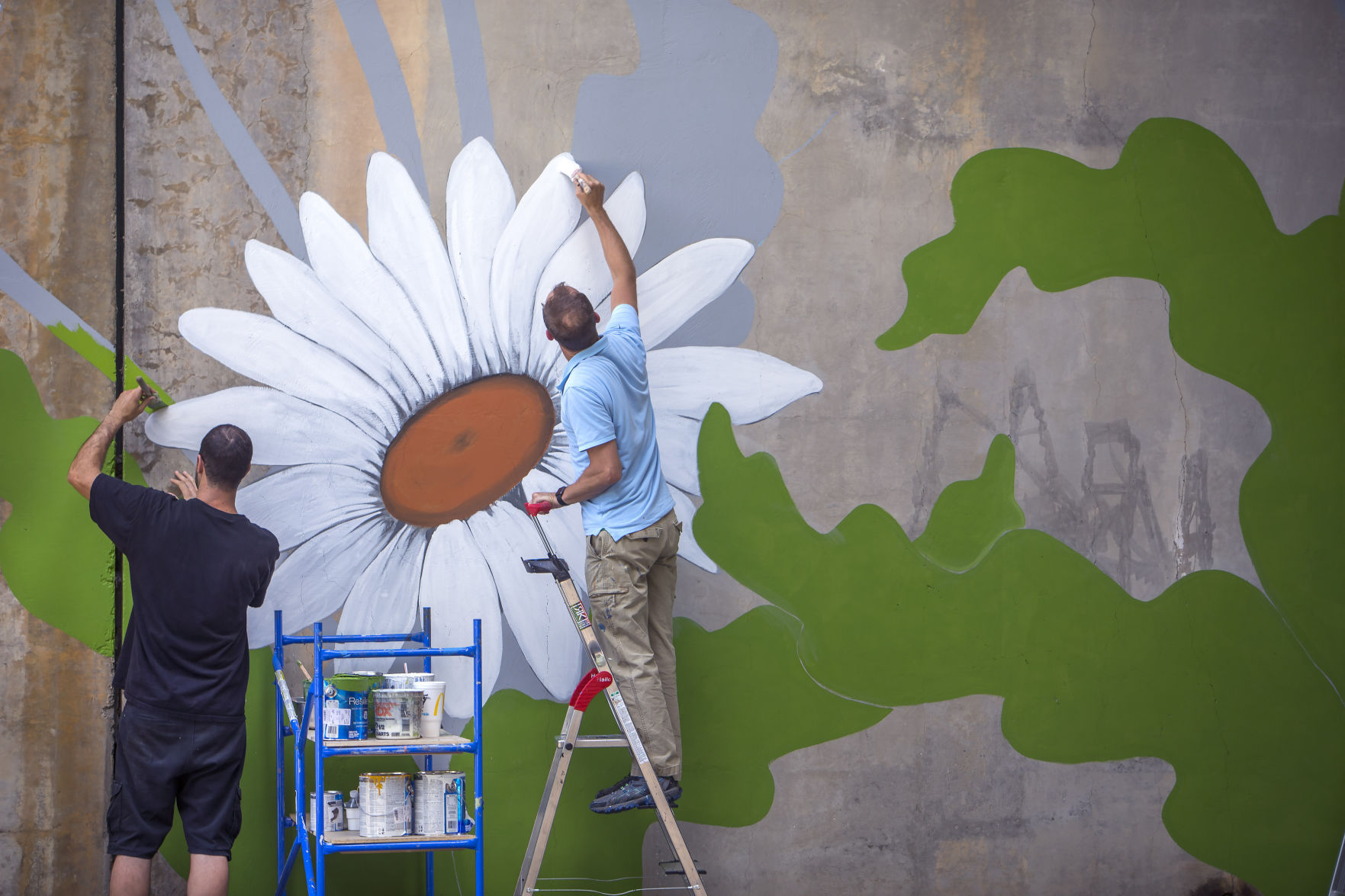 Urban Renewal mural